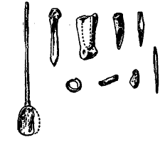 Материалы раскопок в Кала'ат-Ярмо: костяные изделия.