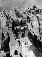 Город Вавилон в VI веке до н. э. Реконструкция 
