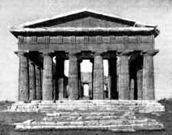 Храм Посейдона в  Пестуме (Италия). V в. до н. э.