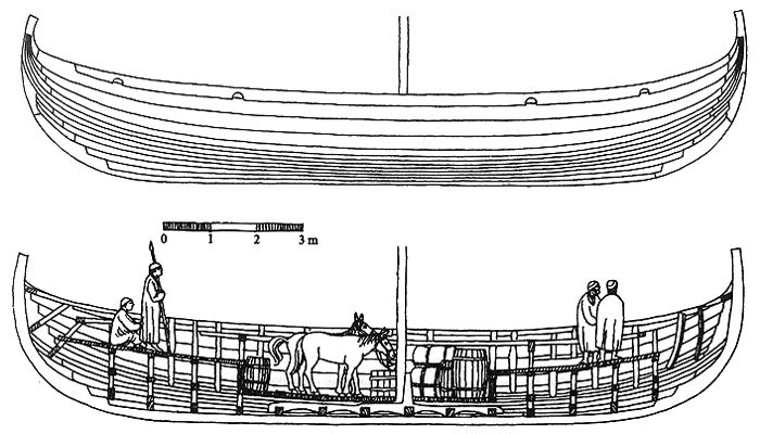 40. Схема погрузки корабля из Скульделёв