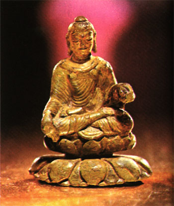 2. Статуэтка Будды, найдена в Хельгё (Швеция)