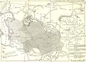 Средняя Азия XVI - первой половине XVII в.