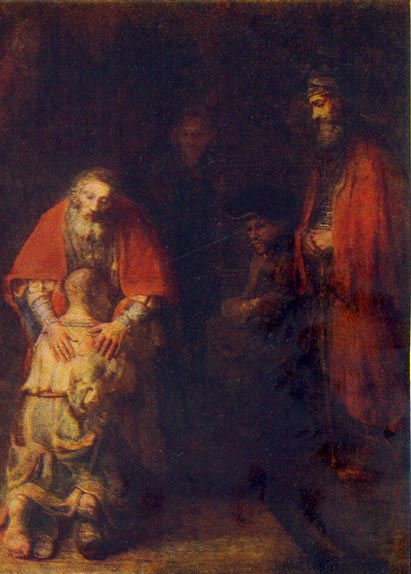 Возвращение блудного сына. Рембрандт. 1668-1669