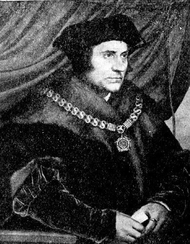 Томас Мор. Портрет работы Ганса Гольбейна Младшего.1527 г.
