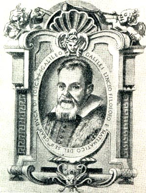 Галилео Галилей. Гравюра 1623 г.