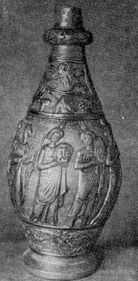 Византийская серебрянная ваза с изображением муз. IV - начало V в.