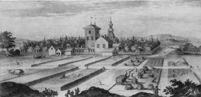 Сельскохозяйственные работы. гравюра 1716 г.