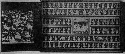 Шкафчик чёрного дерева с инкрустацией из слоновой кости. Дели. XVII в.