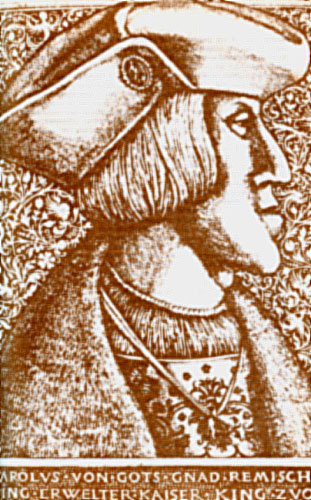 Карл I в 1520 году. Современная гравюра
