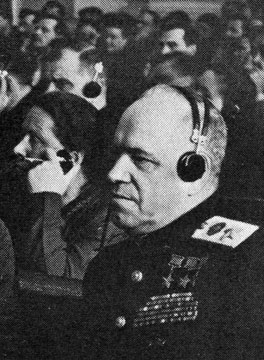 Маршал Г. К. Жуков на сессии Верховного Совета СССР